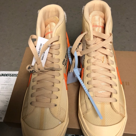 OFF WHITE MID BLAZERS VANILLA - Picture 5 of 5